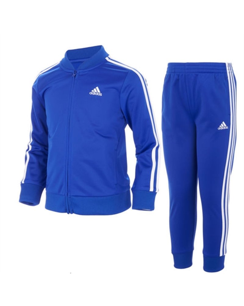 Adidas 3-Stripe Tricoat Track Set Jacket & Pants Royal