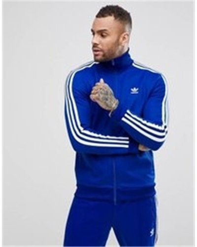 Adidas 3-Stripe Tricoat Track Set Jacket & Pants Royal