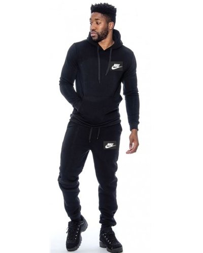 Nike Sportswear Club Fleece Men's Pullover Hoodie   Hoodie & Pants Set Black