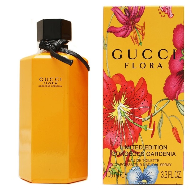 Guccì Flora Gorgeous Gardenia Eau De Toilette Spray for Women, EDT 3.4 fl oz, 100 ml