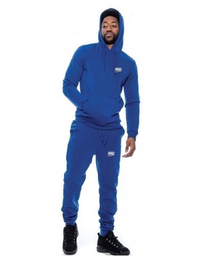 Nike Sportswear Club Fleece Men's Pullover Hoodie Hoodie & Pants Set Royak