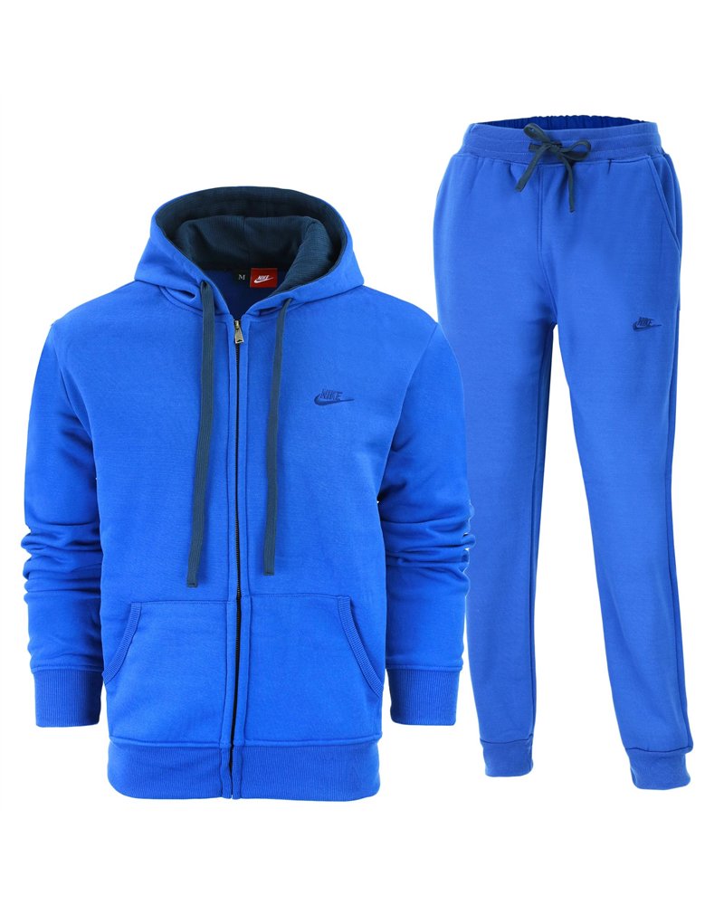 Nike Sportswear Club Fleece Zip Hoodie & Pants Set Royal