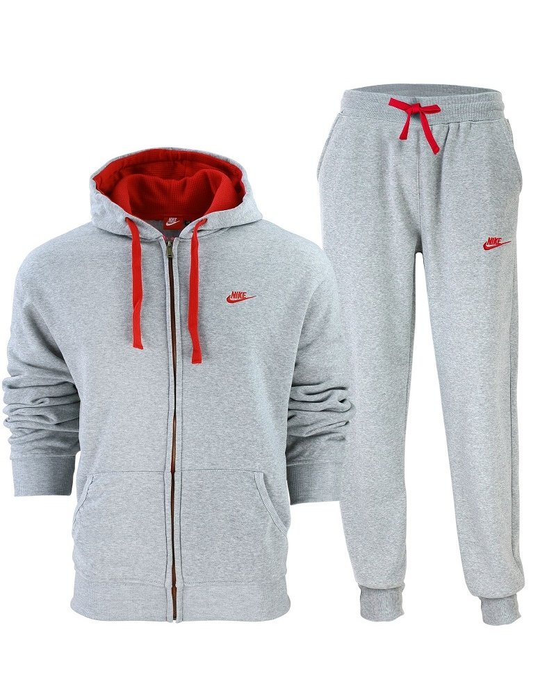 Nike Sportswear Club Fleece Zip Hoodie & Pants Set Black
