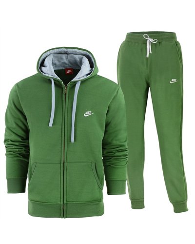Nike Sportswear Club Fleece Zip Hoodie & Pants Set Black