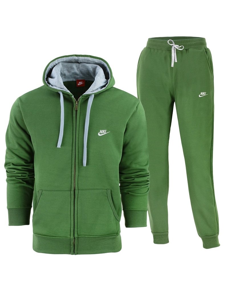 Nike Sportswear Club Fleece Zip Hoodie & Pants Set Black