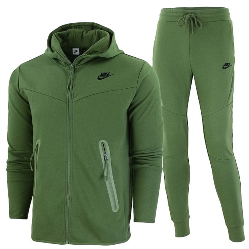 Nike Sportswear Tech Men's Knit Track Suite Olive