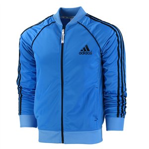 Adidas Two Tone 3-Stripe Tricoat Track Set Jacket & Pants Royal