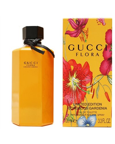 Guccì Flora Gorgeous Gardenia Eau De Toilette Spray for Women, EDT 3.4 fl oz, 100 ml