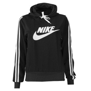 Nike Women's  Pullover Hoodie & Pants 2 Pc Set Black