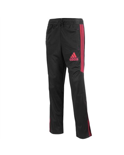 Adidas 3-Stripe Track Set Jacket & Pants Black/Red