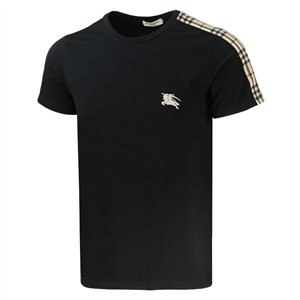 Burberry Men's Crew Neck Jersey & Short  Set Check Graphic