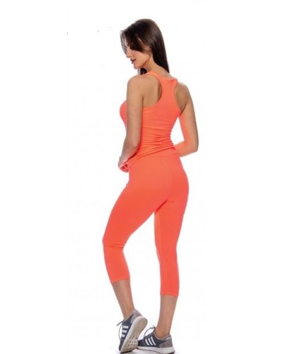 Nike dri fit Capri leggings &Tank top Set Orange