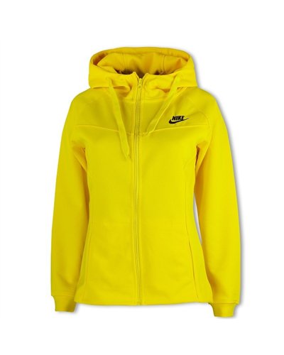 Nike Women's Sportswear Tech Fleece Hoodie &Pants  2 Pc Set  Yellow