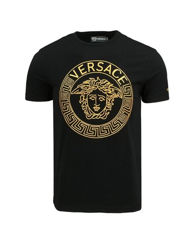 Versace Men's Beaded Medusa T-Shirt