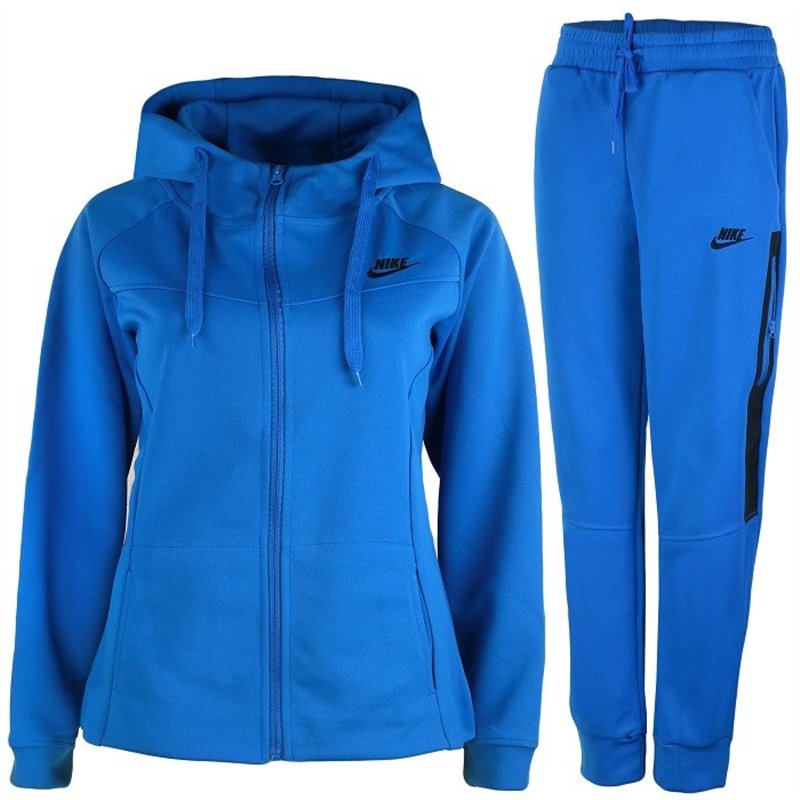 Nike Sportswear Tech Fleece Windrunner Women's Full-Zip Hoodie & Pants Set Royal
