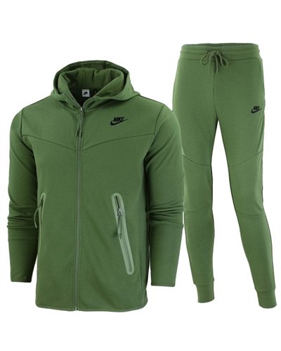 Nike Sportswear Tech Men's Knit Track Suite Olive