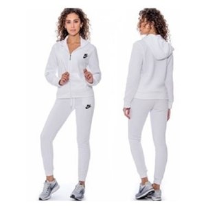 Nike Sportswear Club Fleece Women's Full Zip Hoodie & Pants Set Black