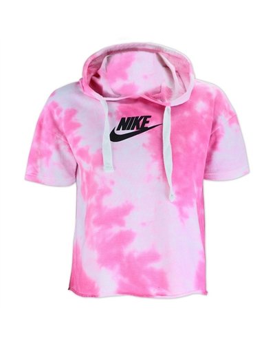 Nike Sportswear Tie-Dye French Terry Hoodie & Short Set