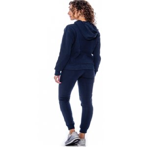Nike Sportswear Club Fleece Women's Full Zip Hoodie & Pants Set Navy
