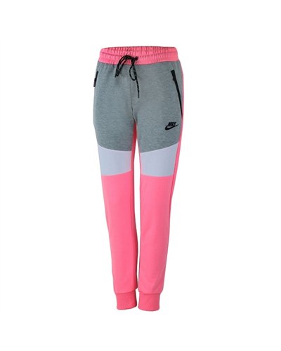 Nike Womens Essential Colorblock Full-Zip Fleece Hoodie & Pants Set
