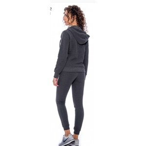 Nike Sportswear Club Fleece Women's Full Zip Hoodie & Pants Set  Charcoal
