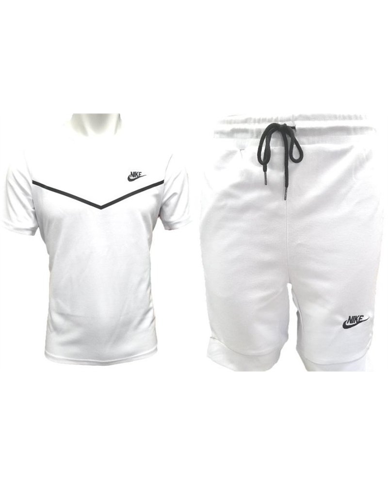 Nike Men's Short-Sleeve Full Zip Hoodie & Short Set Royal