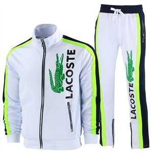 Lacoste Men's Sport Color-Blocked Track Suit White
