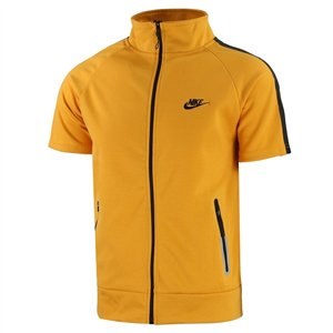 Nike Men's Tech Short-Sleeve Full Zip Hoodie & Short Set Timber