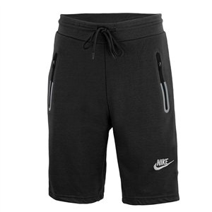 Nike Men's Tech Short-Sleeve Full Zip Hoodie & Short Set-Charcoal
