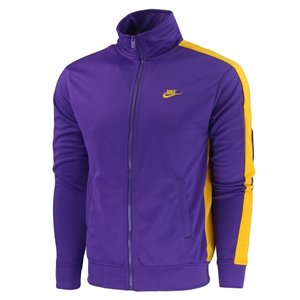 Nike Men's Knit Tracksuit  Purple/Yellow