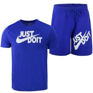 Nike Men's Just Do It Crewneck  Top & Short Set