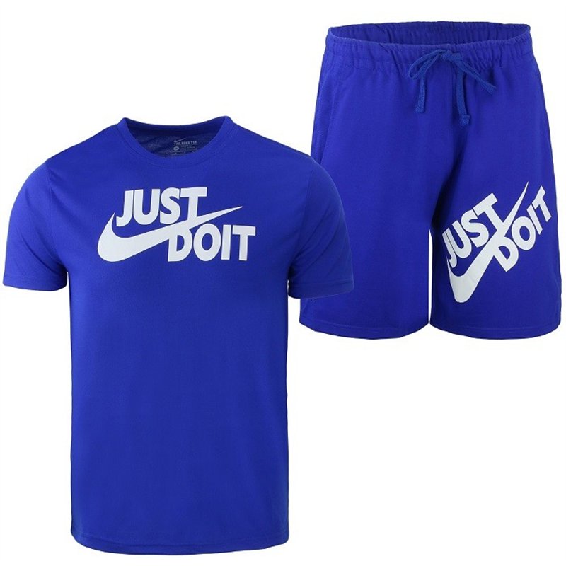 Nike Men's Just Do It Crewneck  Top & Short Set