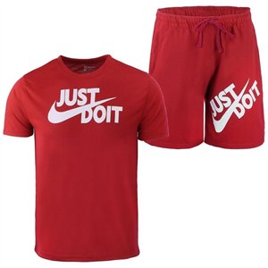 Nike Men's Just Do It Crewneck  Top & Short Set Final Sale