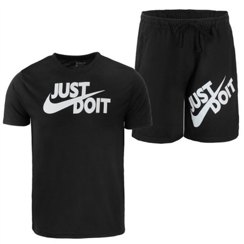 Nike Men's Just Do It Crewneck  Top & Short Set Final Sale