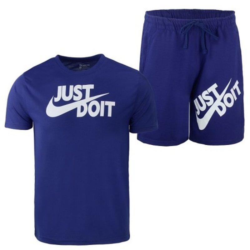 Nike Men's Just Do It Crewneck  Top & Short Set Final Sale