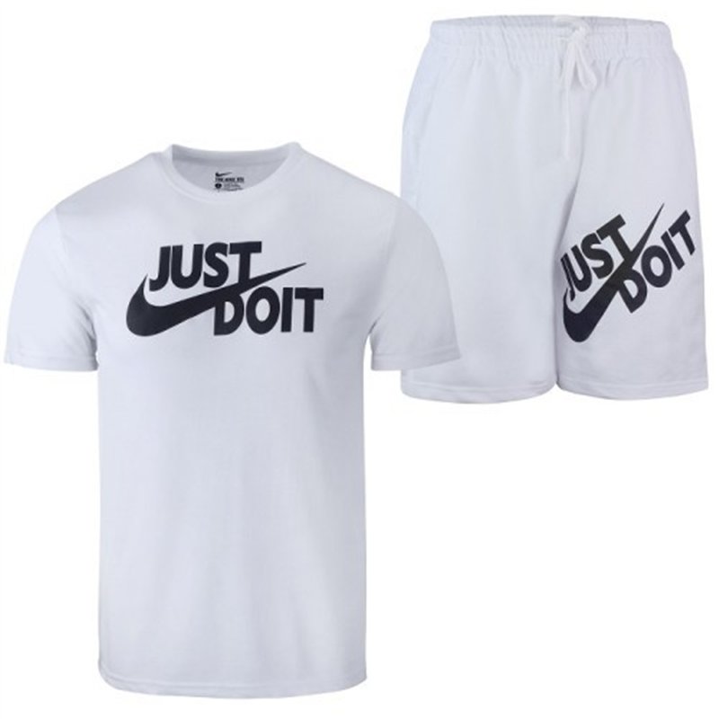 Nike Men's Just Do It Crewneck  Top & Short Set Final Sale