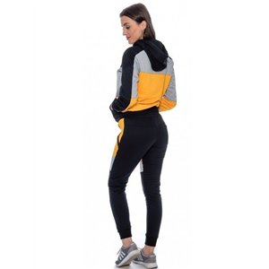 Nike Womens Essential Colorblock Full-Zip Fleece Hoodie & Pants Set
