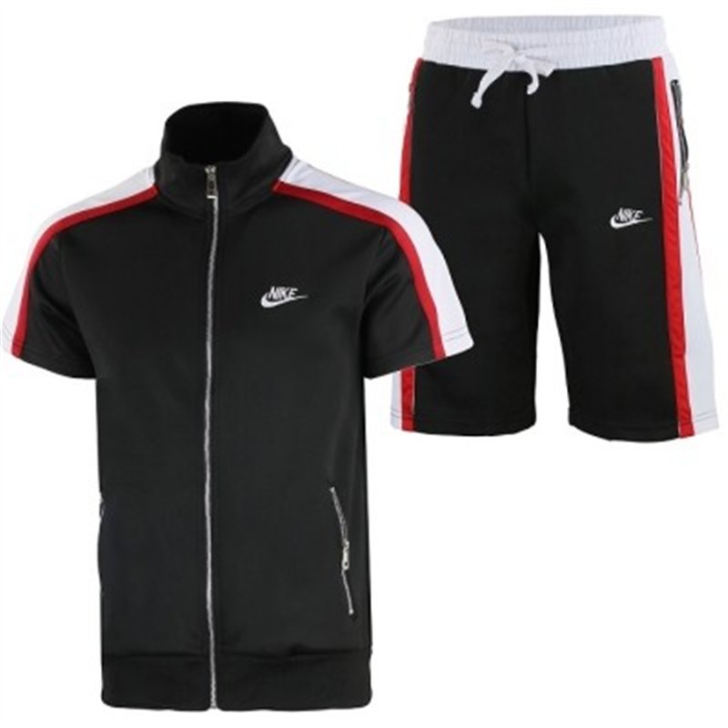 Nike Sportswear Jacket & Short Set 2 Pc Set Black