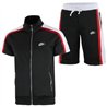 Nike Sportswear Jacket & Short Set 2 Pc Set Black