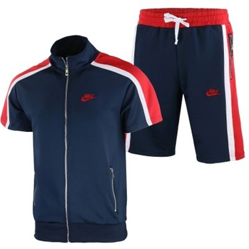 Nike Sportswear Jacket & Short Set 2 Pc Set Navy