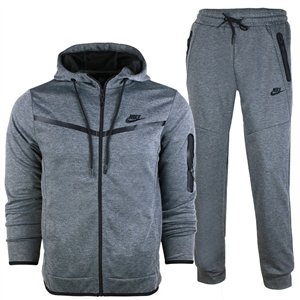 Nike Sportswear Tech Men's Hoodie & Pants Set Charcoal
