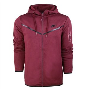 Nike Men's Tech  Fleece Zip Hoodie & Pants Set Burgundy