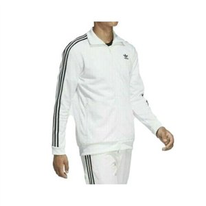 Adidas Two Tone 3-Stripe Tricoat Track Set Jacket & Pants White