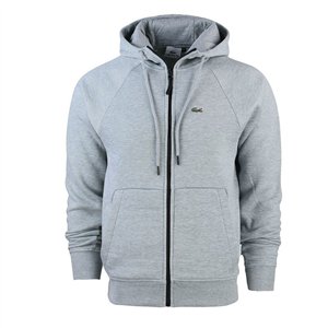 Lacoste  Full Zip-Up Hoodie & Pants Set Gray