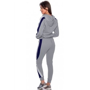 Nike Womens Essential Colorblock Full-Zip Fleece Hoodie & Pants Set
