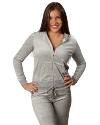 Juicy Couture  Silver Label Track Suite  Heather Gray