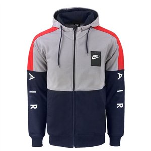 Nike Patch Sportswear Club Fleece Colorblock  Zip  Hoodie & Pants Set
