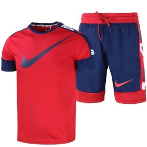 Nike Swoosh Men's Sport Dri-Fit Shorts & T Shirt 2 Pc Set