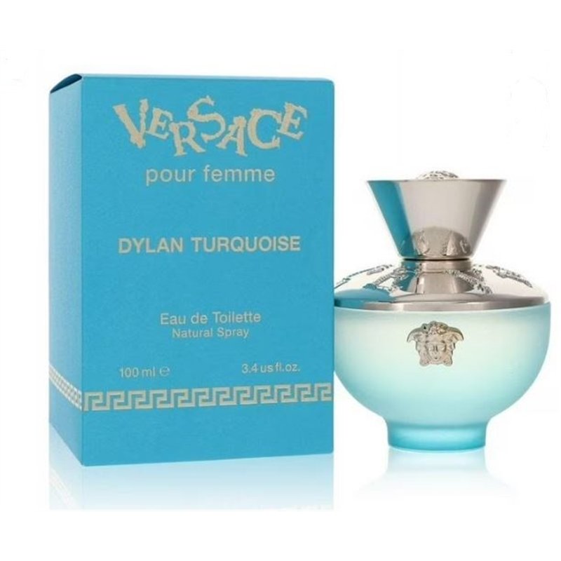 Versace Dylan Turquoise Pour Femme Women EDT Spray 3.4 oz