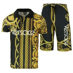 Versace Men's Polo Shirt & Short Set